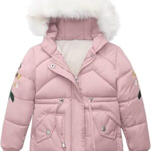 Casaco de Inverno Infantil Quente com Capuz