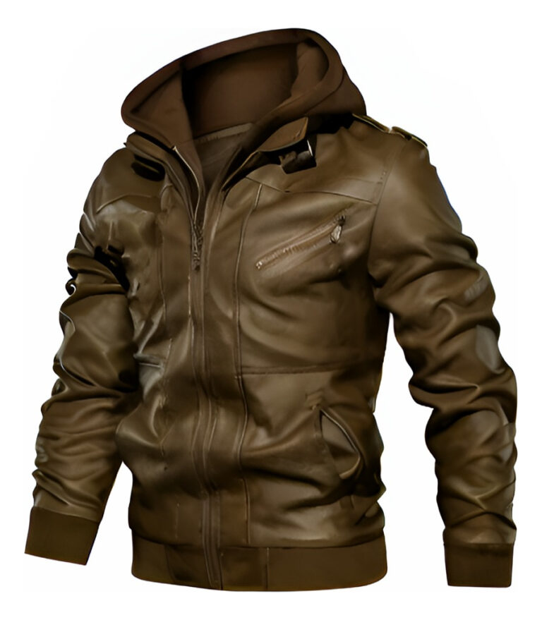Casaco De Couro Forrada Grossa Masculina Veludo
