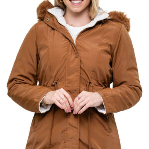 Parka Dupla Feminina Casaco Impermeavel Frio Intenso P_ Neve