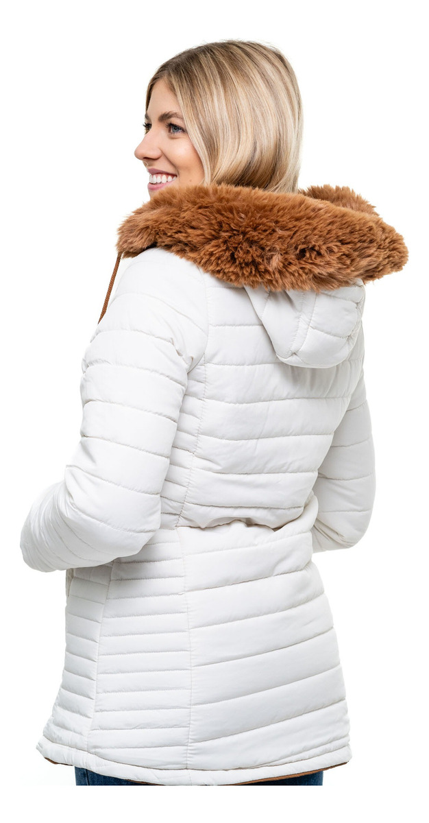 Parka Dupla Feminina Casaco Impermeavel Frio Intenso P_ Neve